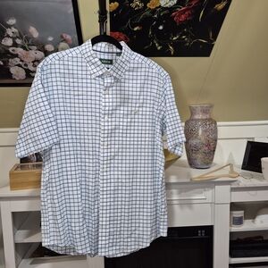 Orvis White and Blue Grid Men's Shirt  1077/427